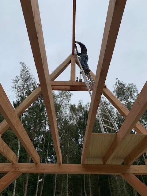 Natuurhuisje houtconstructie