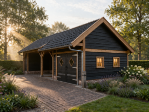 garage met camper carport